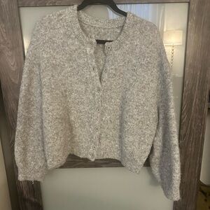 Daily Drills Light Gray Women's Cardigan